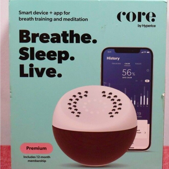 Hyperice Core Premium Smart Meditation Trainer - Picture 1 of 2